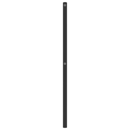 vidaXL Ersatz-Kopfteil Metall Schwarz 90 cm