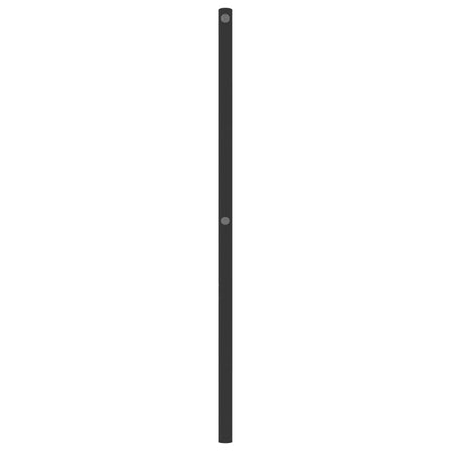 vidaXL Ersatz-Kopfteil Metall Schwarz 107 cm