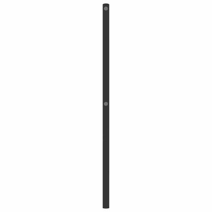 vidaXL Ersatz-Kopfteil Metall Schwarz 135 cm