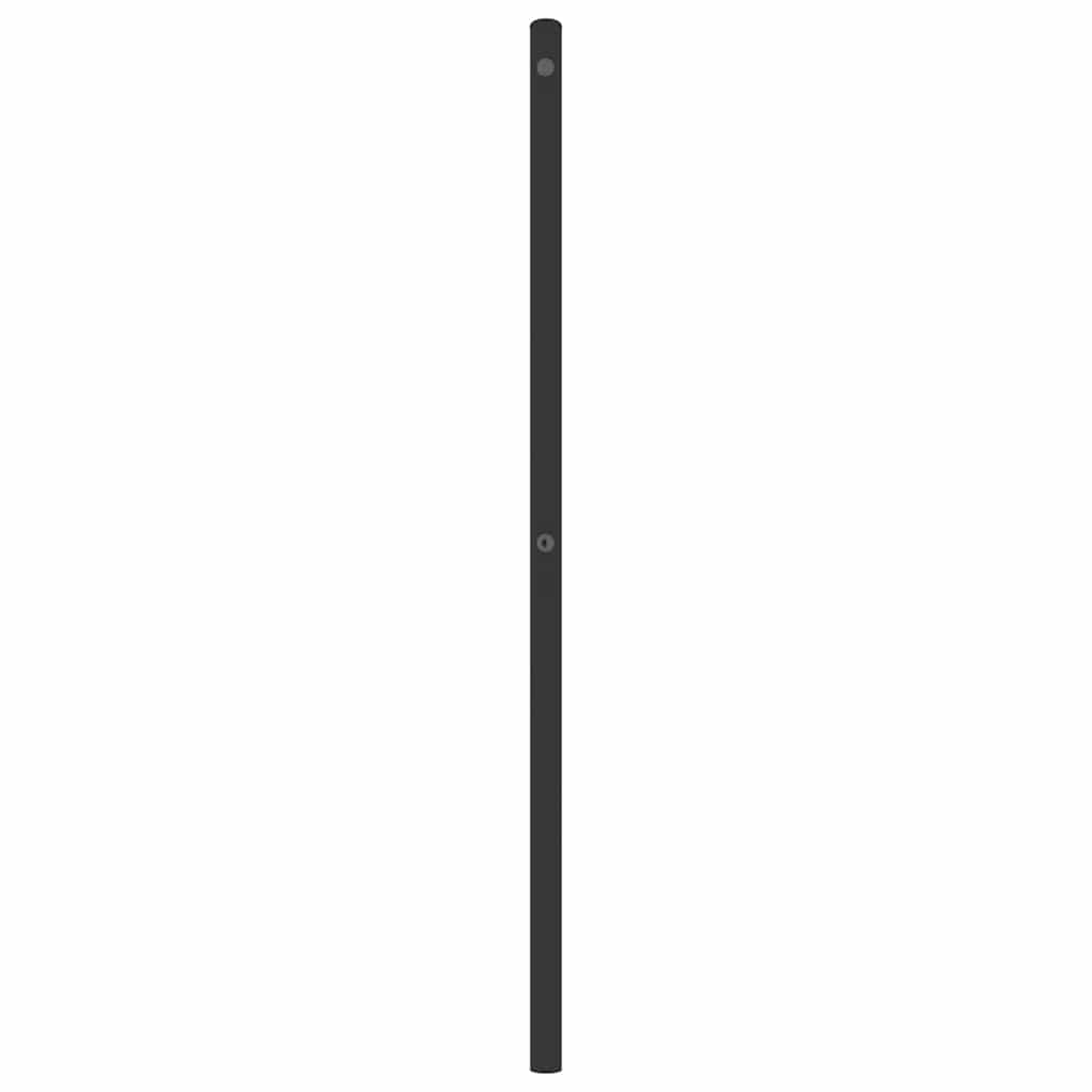 vidaXL Ersatz-Kopfteil Metall Schwarz 180 cm