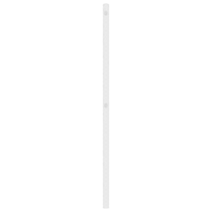 vidaXL Ersatz-Kopfteil Metall Weiß 135 cm