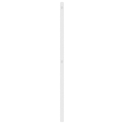 vidaXL Ersatz-Kopfteil Metall Weiß 200 cm