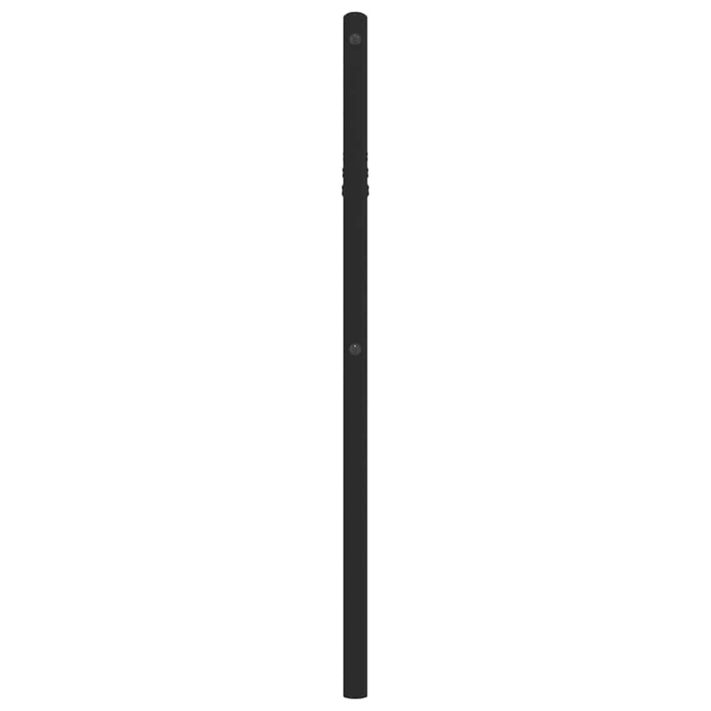 vidaXL Ersatz-Kopfteil Metall Schwarz 90 cm