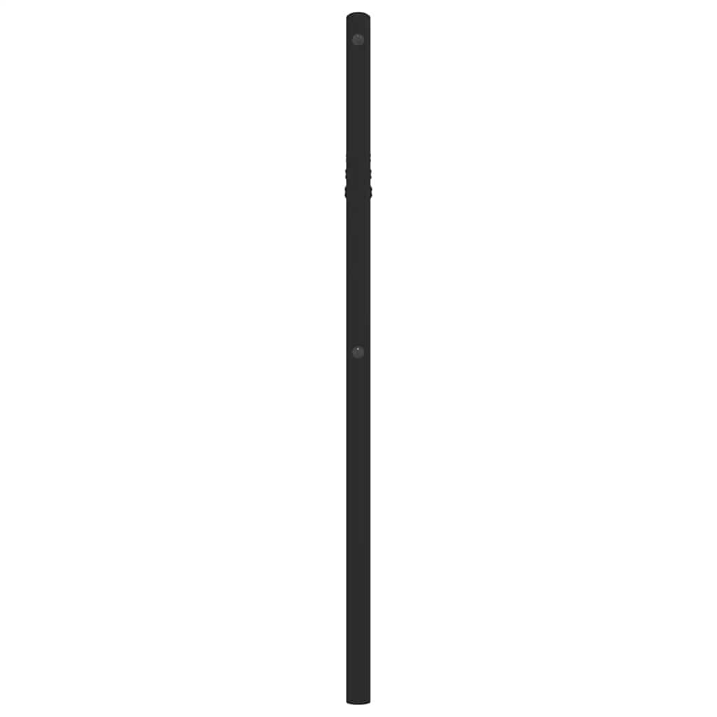 vidaXL Ersatz-Kopfteil Metall Schwarz 100 cm