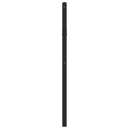 vidaXL Ersatz-Kopfteil Metall Schwarz 100 cm