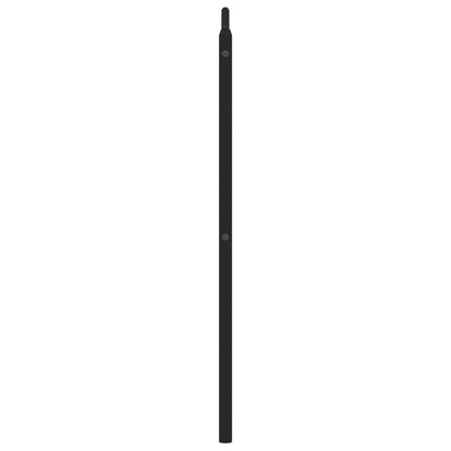 vidaXL Ersatz-Kopfteil Metall Schwarz 150 cm