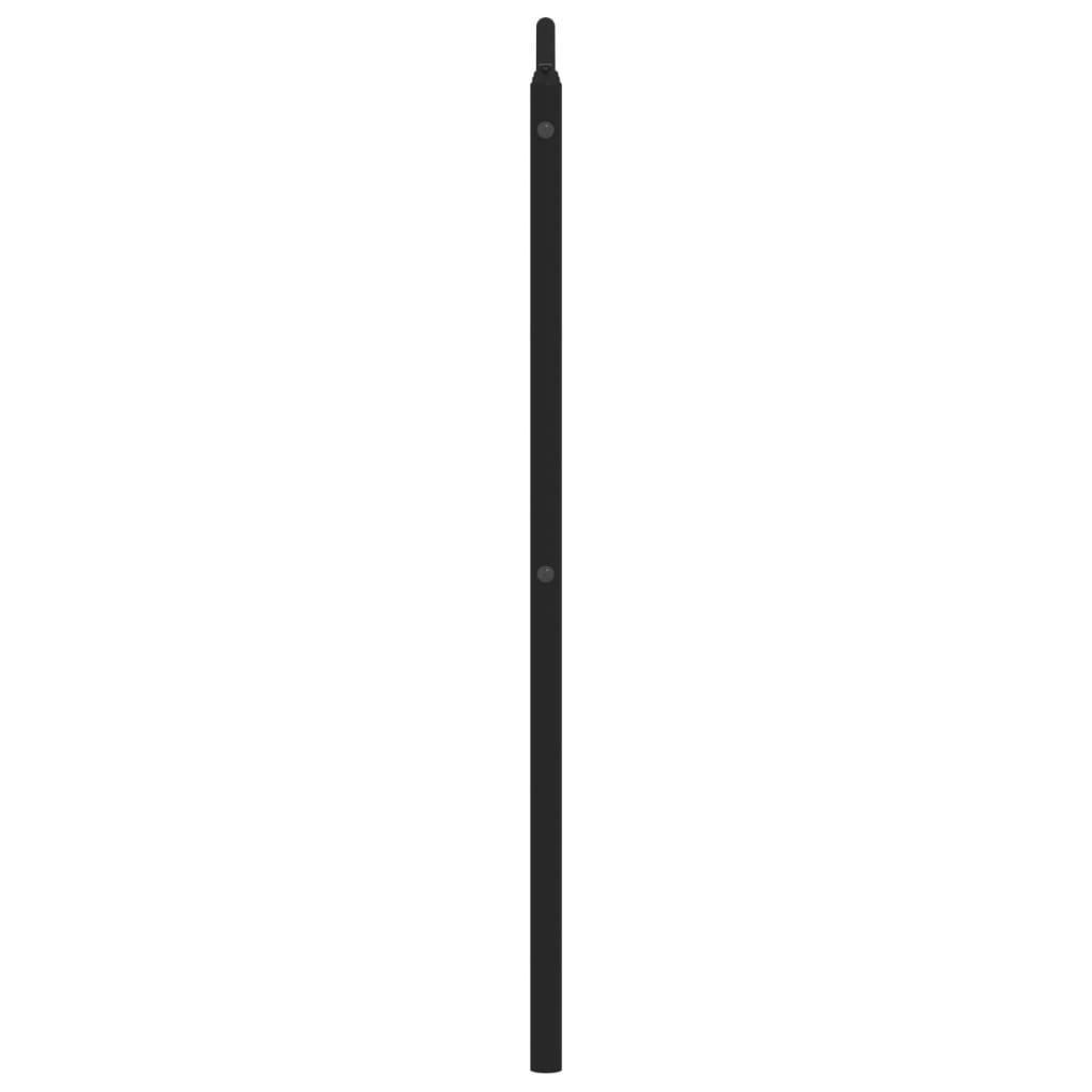 vidaXL Ersatz-Kopfteil Metall Schwarz 200 cm