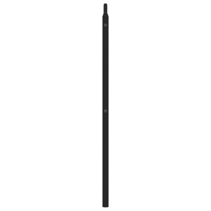 vidaXL Ersatz-Kopfteil Metall Schwarz 200 cm