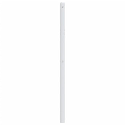 vidaXL Kopfteil Metall Weiß 80 cm