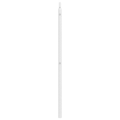 vidaXL Ersatz-Kopfteil Metall Weiß 135 cm