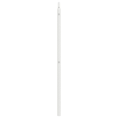 vidaXL Ersatz-Kopfteil Metall Weiß 140 cm