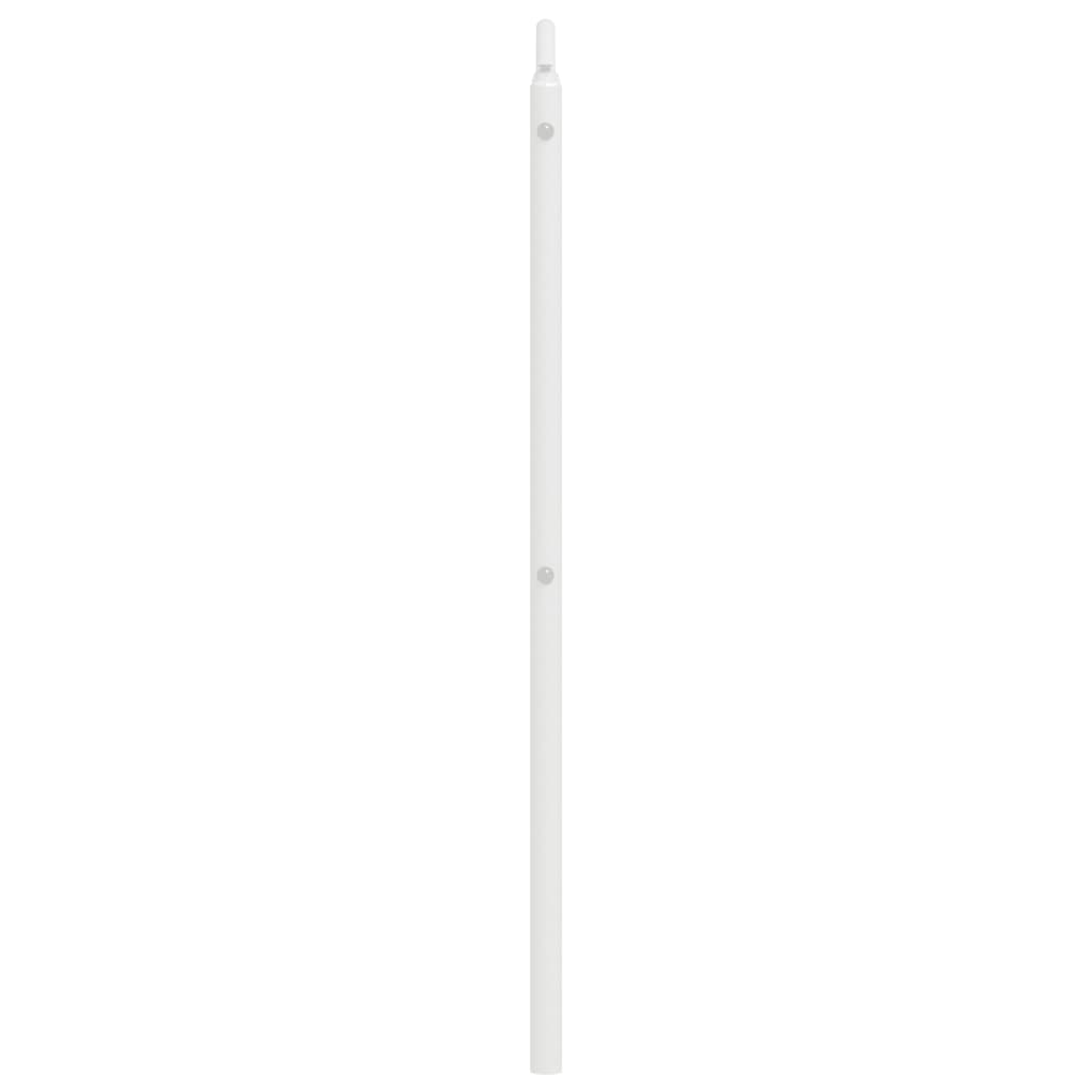 vidaXL Ersatz-Kopfteil Metall Weiß 160 cm