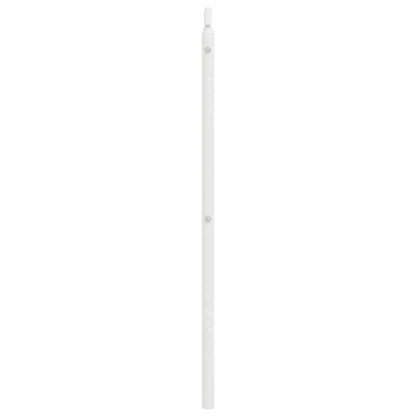 vidaXL Ersatz-Kopfteil Metall Weiß 180 cm