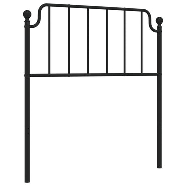 vidaXL Ersatz-Kopfteil Metall Schwarz 90 cm