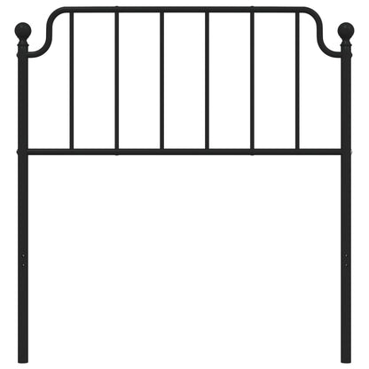 vidaXL Ersatz-Kopfteil Metall Schwarz 90 cm