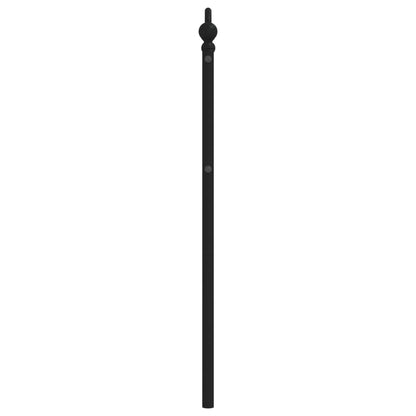 vidaXL Ersatz-Kopfteil Metall Schwarz 107 cm