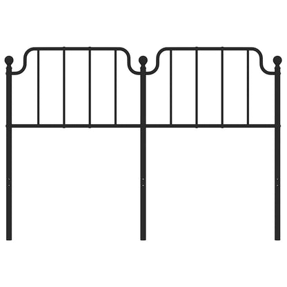 vidaXL Ersatz-Kopfteil Metall Schwarz 150 cm