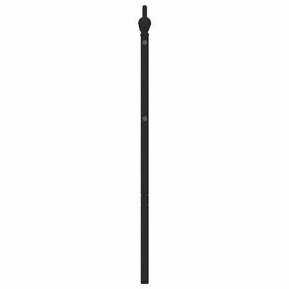 vidaXL Ersatz-Kopfteil Metall Schwarz 180 cm