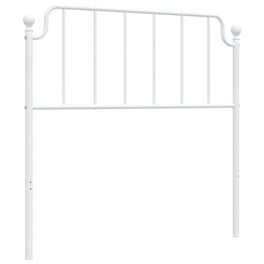 vidaXL Ersatz-Kopfteil Metall Weiß 100 cm