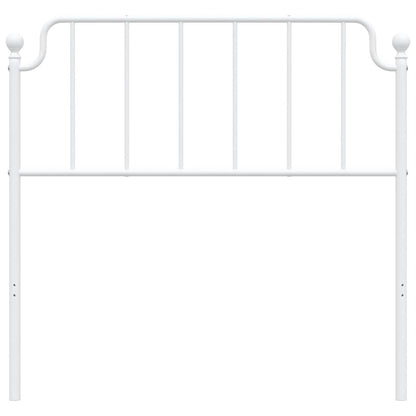 vidaXL Ersatz-Kopfteil Metall Weiß 100 cm