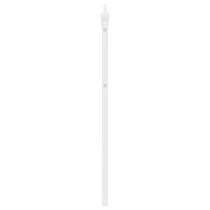 vidaXL Ersatz-Kopfteil Metall Weiß 150 cm