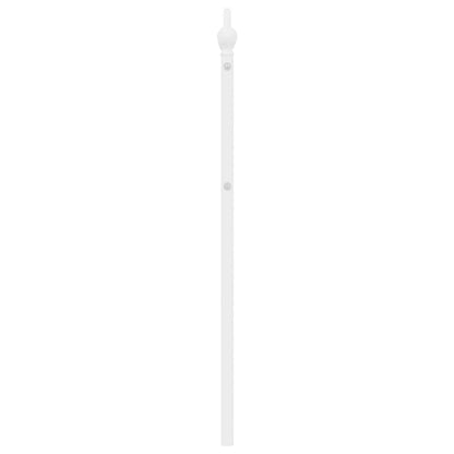 vidaXL Ersatz-Kopfteil Metall Weiß 180 cm