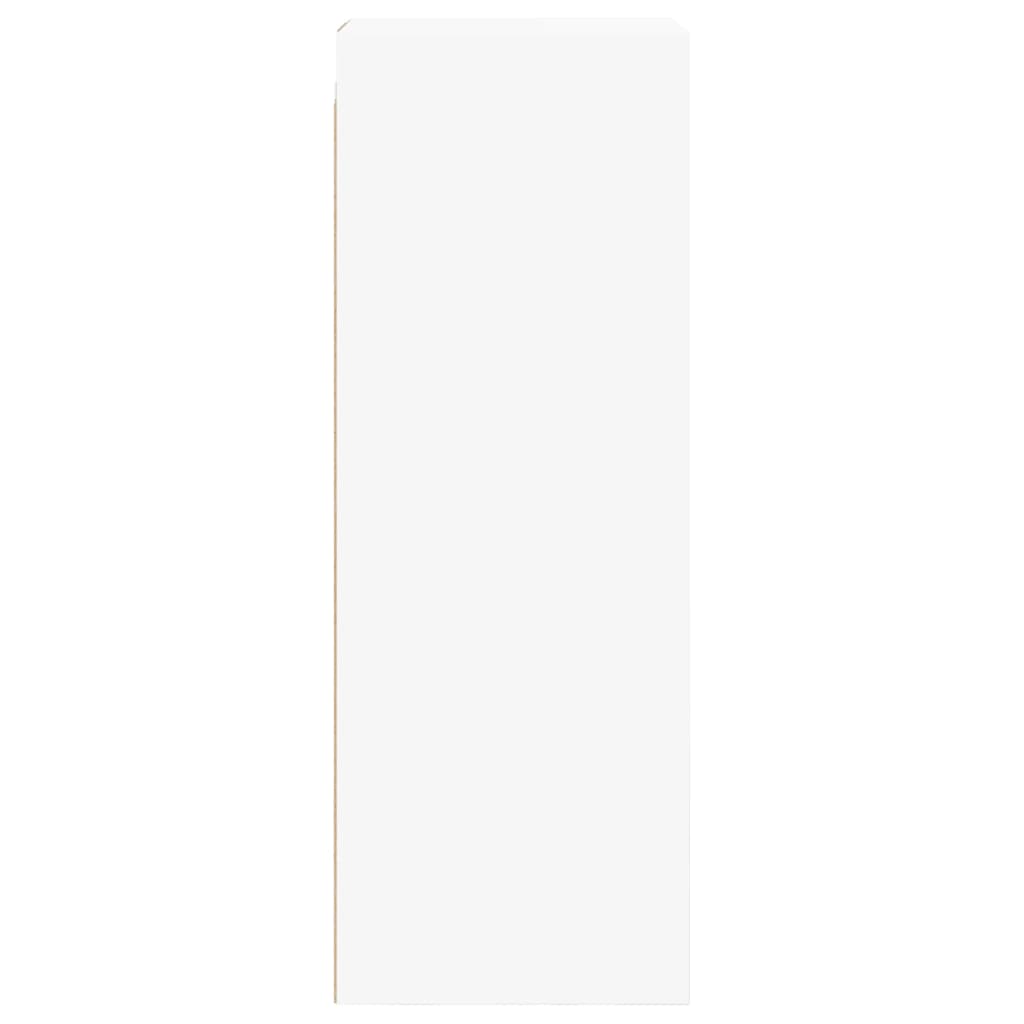 vidaXL Wandschrank mit Glastüren Weiß 35x37x100 cm