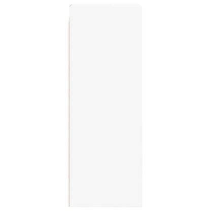 vidaXL Wandschrank mit Glastüren Weiß 35x37x100 cm