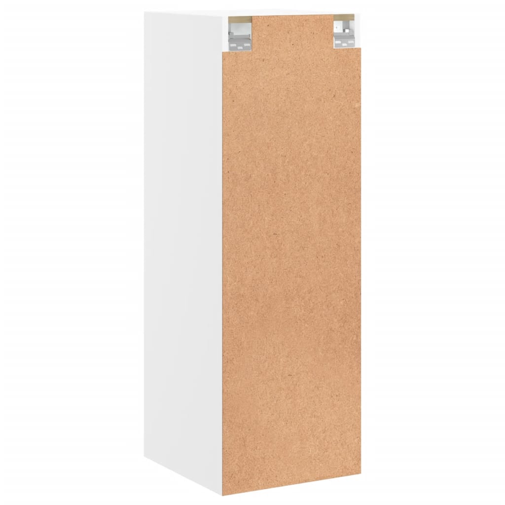 vidaXL Wandschrank mit Glastüren Weiß 35x37x100 cm