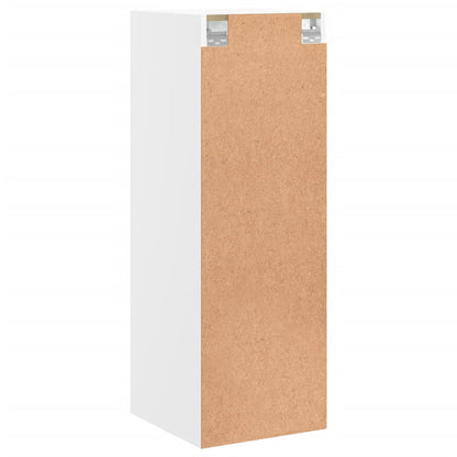 vidaXL Wandschrank mit Glastüren Weiß 35x37x100 cm