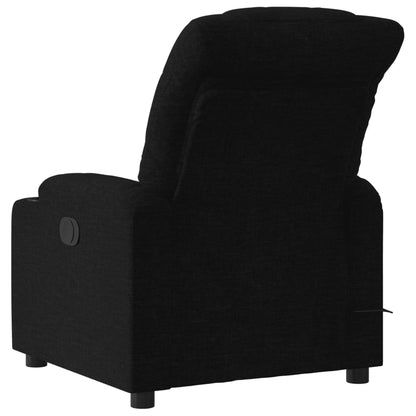 vidaXL Fauteuil de massage électrique Noir Tissu