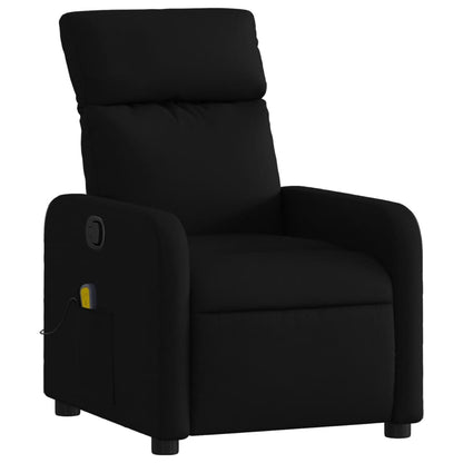 vidaXL Massage-Relaxsessel, Stoff, Schwarz
