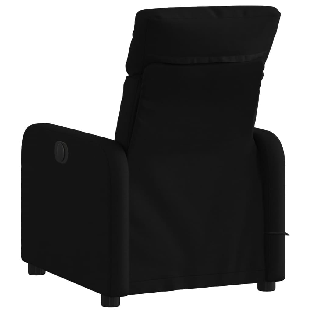 vidaXL Massage-Relaxsessel, Stoff, Schwarz