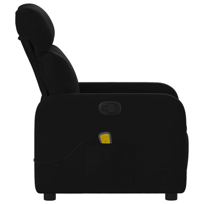 vidaXL Massage-Relaxsessel, Stoff, Schwarz