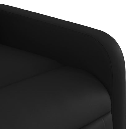 vidaXL Massage-Relaxsessel Schwarz Kunstleder