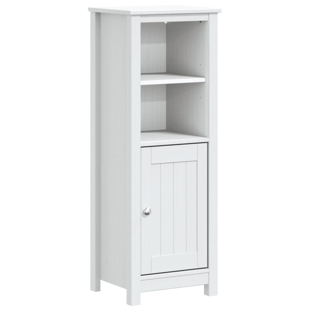 vidaXL 3-tlg. Badmöbel-Set BERG Weiß Massivholz Kiefer