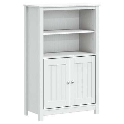 vidaXL Ensemble de meubles de salle de bain 3 pcs BERG bois de pin massif blanc