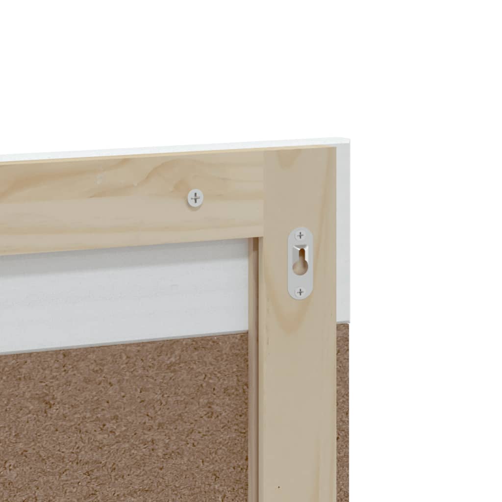 vidaXL Ensemble de meubles de salle de bain 3 pcs BERG bois de pin massif blanc
