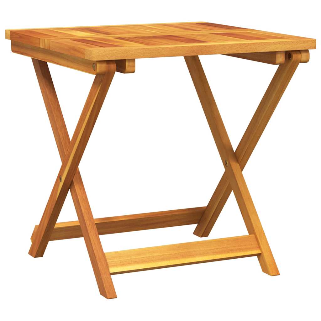 vidaXL Gartentisch Klappbar 50x50x50 cm Massivholz Akazie