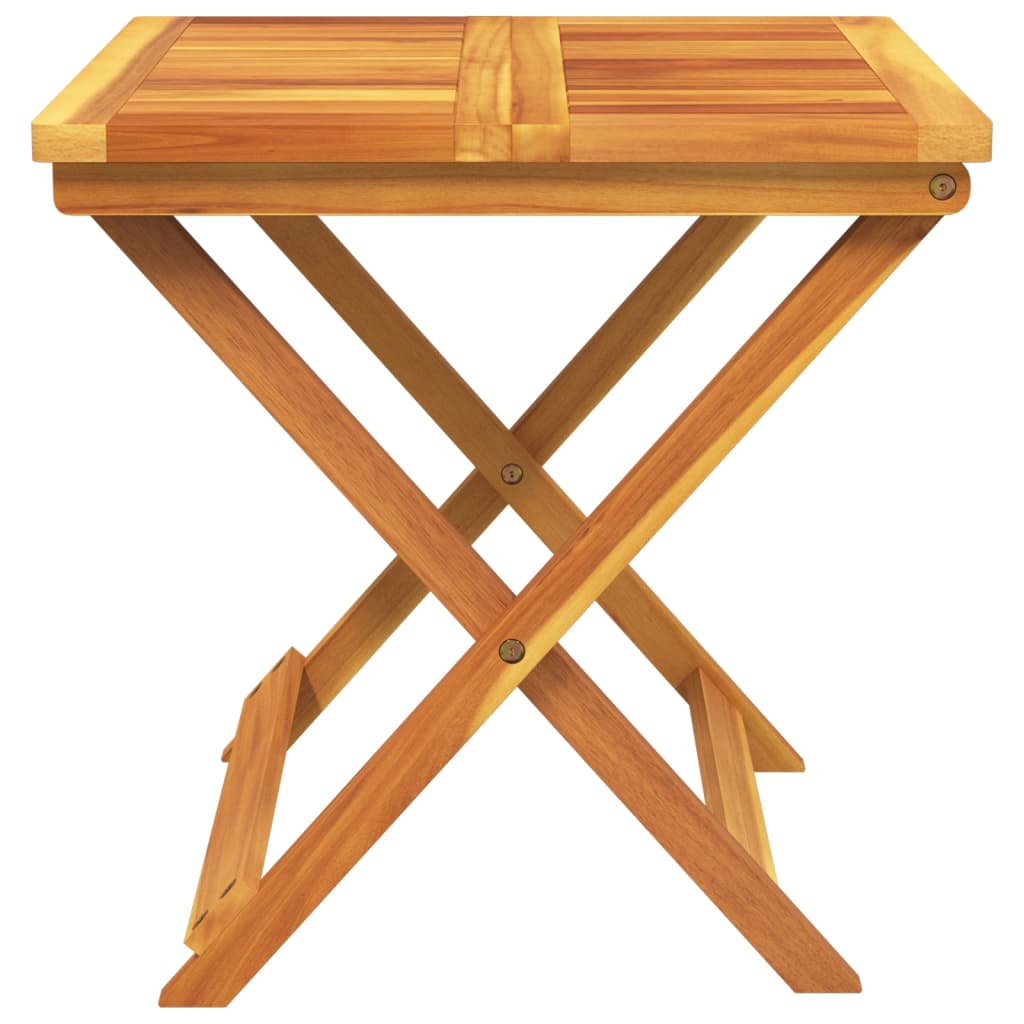 vidaXL Gartentisch Klappbar 50x50x50 cm Massivholz Akazie