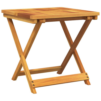 vidaXL Gartentisch Klappbar 50x50x50 cm Massivholz Akazie
