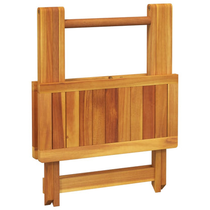 vidaXL Gartentisch Klappbar 50x50x50 cm Massivholz Akazie