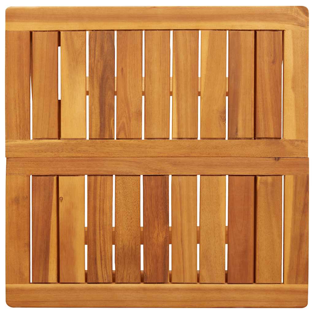 vidaXL Gartentisch Klappbar 50x50x50 cm Massivholz Akazie