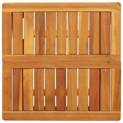 vidaXL Gartentisch Klappbar 50x50x50 cm Massivholz Akazie