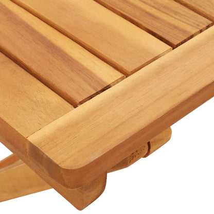 vidaXL Gartentisch Klappbar 50x50x50 cm Massivholz Akazie