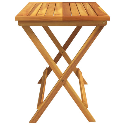 vidaXL Gartentisch Klappbar 90x52,5x65 cm Massivholz Akazie