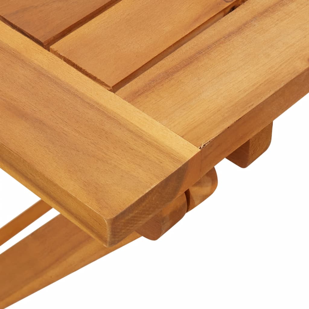 vidaXL Gartentisch Klappbar 90x52,5x65 cm Massivholz Akazie