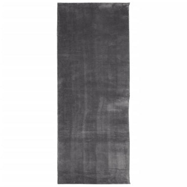 vidaXL Tapis HUARTE à poils courts doux et lavable anthracite 80x200 cm
