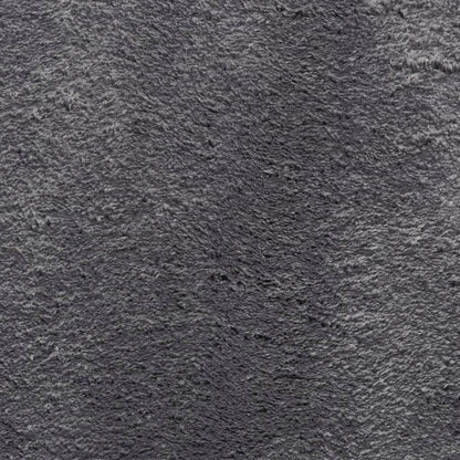 vidaXL Tapis HUARTE à poils courts, doux et lavable, anthracite 80x250 cm