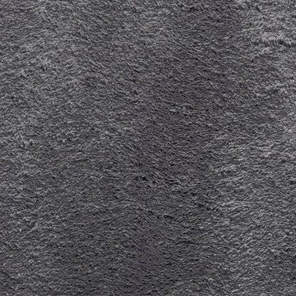 vidaXL Teppich HUARTE Kurzflor Weich und Waschbar Anthrazit 120x170 cm
